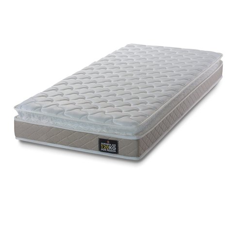 Colchão Solteiro Espuma D33 88cmx19cmx188cm One Face Millenium Hellen Colchões Bege