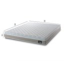 Ver imagem 4 de Colchão Casal Espuma D33 One Face Millenium Bege/Branco Hellen Colchões