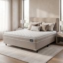 Ver imagem 1 de Colchão Casal Espuma D33 One Face Millenium Bege/Branco Hellen Colchões