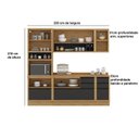 Ver imagem 3 de Cozinha Completa 5 Peças 7 Portas 7 Gavetas Lisboa Itatiaia