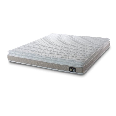 Colchão Queen D 33 One Face Millenium 19x 198x 158 cm Bege/Branco/Plw Hellen Colchões