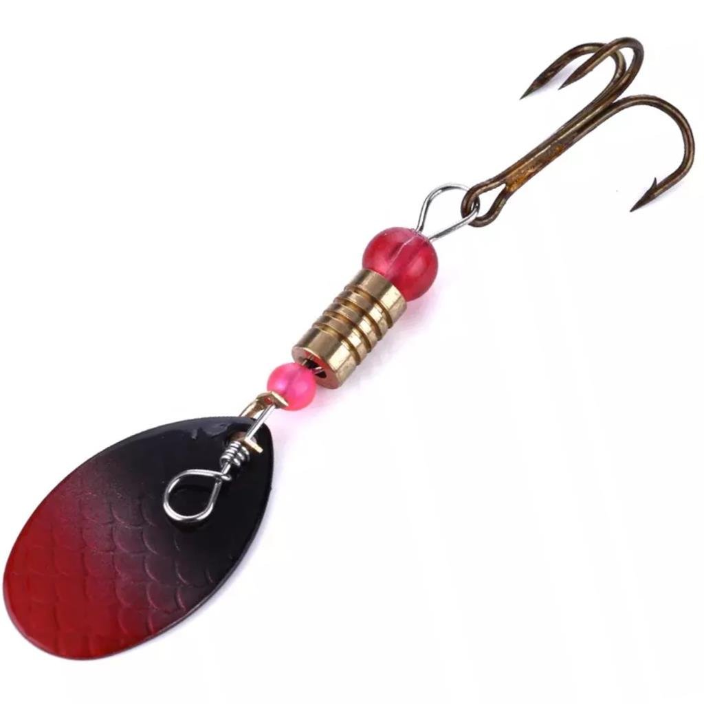 Kit 30 isca Artificial Spinner Bait Metal Garateia Vibração - 7