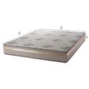 Ver imagem 4 de Colchão Casal D 33 One Face Millenium 19x 188x 138 cm Bege/Dourado/Branco Hellen Colchões