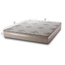 Ver imagem 4 de Colchão Queen Hellen D33 One Face Millenium 19x 198x 158 cm Bege/Dourado/Branco Colchões