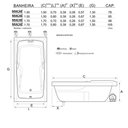 Ver imagem 5 de Banheira Retangular Macaé Completa com Hidro em Acrílico - 1.50x0.80x0.40 - 220v