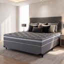 Ver imagem 1 de Colchão Casal D 33 One Face Millenium 19x 188x 138 cm Cinza/Branco Hellen Colchões