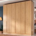Ver imagem 1 de Guarda-roupa Casal Logan 6 Portas 4 Gavetas Olmo - Mambel
