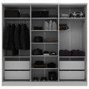 Ver imagem 3 de Guarda-roupa Casal Logan 6 Portas 4 Gavetas Olmo - Mambel