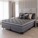 Ver imagem 1 de Colchão Queen D 33 One Face Millenium 19x 198x 158 cm Cinza/Branco Hellen Colchões