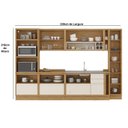 Ver imagem 3 de Cozinha Cozinha Completa 8 Peças 9 Portas 6 Gavetas Lisboa Itatiaia