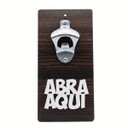 Ver imagem 1 de Abridor de Garrafa Parede Rústico Madeira Área Gourmet