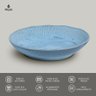 Prato Fundo 830ml Linhas Breeze 22,5cm Cerâmica Azul Porto Brasil Sopa Jantar Mesa Posta - 3