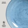 Prato Fundo 830ml Linhas Breeze 22,5cm Cerâmica Azul Porto Brasil Sopa Jantar Mesa Posta - 5