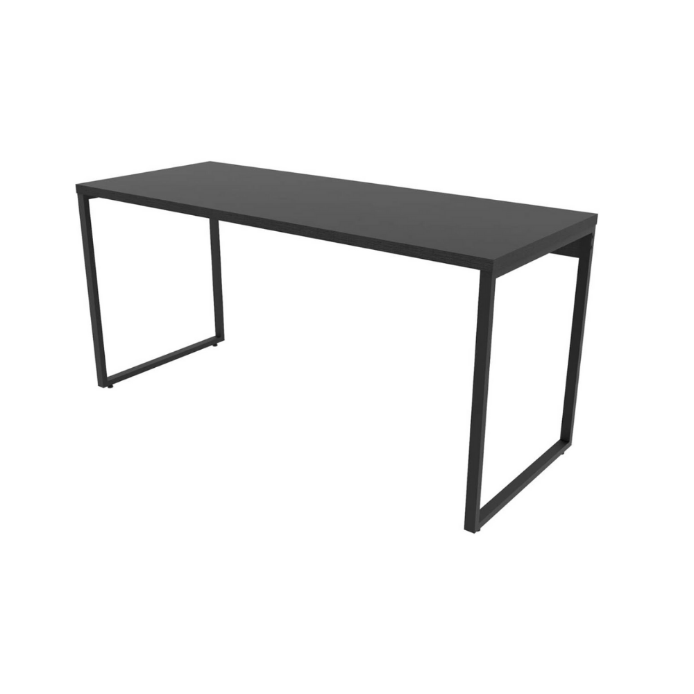 Mesa Escrivaninha Home Ofice Industrial 100% Mdf:preto - 2