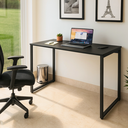 Ver imagem 1 de Mesa Escrivaninha Home Ofice Industrial 100% Mdf:preto