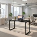 Ver imagem 3 de Mesa Escrivaninha Home Ofice Industrial 100% Mdf:preto