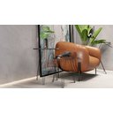 Ver imagem 2 de Kit Duas Mesas Pé de Ferro Sala Canto Redonda  Estilo Industrial Lateral