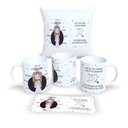 Ver imagem 1 de Kit com 1 Caneca de Porcelana e 1 Almofada Branca 30x30cm Personalizadas Signos"virgem"