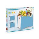 Ver imagem 3 de Bau Organizador Infantil 70L Azul MDF com Tampa Caixa Brinquedos Roupas Quarto Brinquedoteca