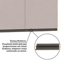 Ver imagem 2 de Armário Aéreo Modulado Essenza 3 Portas de Bater MDP Carvalho Andorra-Bege Dunas Luciane Móveis