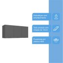 Ver imagem 7 de Kit Cozinha Compacta Modulada com Balcão e Aéreo 120cm Ysecasa Cinza/Grafite