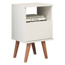 Ver imagem 1 de Criado Fenix 1 Nicho 1 Gaveta Mdp 36x61x32cm 0636:branco