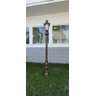Poste Para Jardim Colonial Sinha Alumínio Cobre 1.80m 15002 - 1
