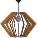 Ver imagem 1 de Luminária Teto tipo Pendente PEGASUS MDF Completa -:Marrom