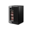 Ver imagem 1 de Cervejeira 95 Litros Porta com Visor Frost Free GRB-100 PR Gelopar Laterais Pretas 220v