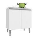 Ver imagem 2 de Balcão para Cozinha 2 Portas Athena Branco