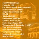 Ver imagem 6 de Luminária Led Linear Cênica Destaque Sobrepor IP66 18W 100cm 3000K