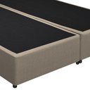 Ver imagem 2 de Base Box Queen Bipartida Black Tie Maranello Suede Bege 158x198
