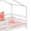 Ver imagem 4 de Cama Montessoriana Madeira Maciça Casa com Estrado Rena Branco Idimex