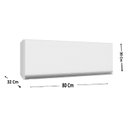 Ver imagem 4 de Armário Aéreo para Cozinha 1 Porta Basculante Athena Móveis Branco