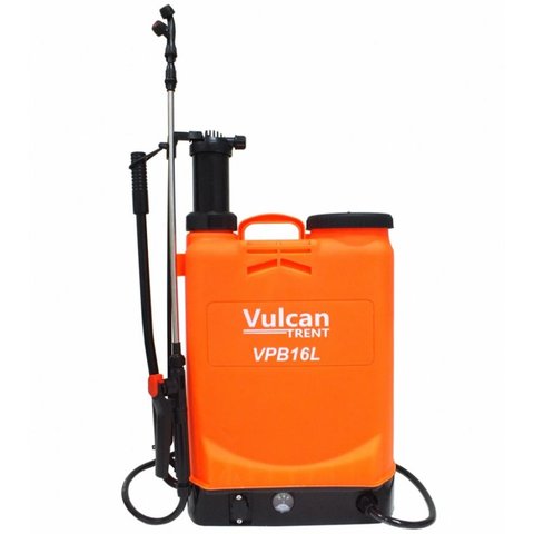 Pulverizador A Bateria 12Amperes 16 Litros Cor Laranja Vp16L12A Vulcan