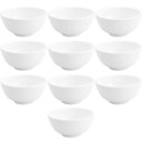 Ver imagem 1 de Conjunto de 10 Tigelas de Porcelana Pequenas Lyor 200ml Cumbucas para Restaurantes