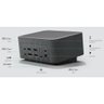 Dock Station Logi Dock Logitech - Conexão 5 Periféricos e 2 Monitores - 1