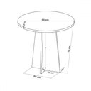 Ver imagem 4 de Mesa de Jantar 4 Lugares World com Vidro Mel/marfim/off White - Viero Móveis