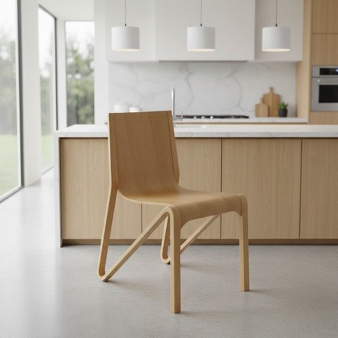 Cadeira Minimalista Empilhavel Vermont Fratini
