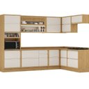 Ver imagem 2 de Cozinha Completa 7 Peças 15 Portas 6 Gavetas Lisboa Itatiaia
