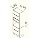 Ver imagem 7 de Cozinha Completa 7 Peças 15 Portas 6 Gavetas Lisboa Itatiaia