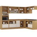 Ver imagem 3 de Cozinha Completa 7 Peças 15 Portas 6 Gavetas Lisboa Itatiaia