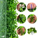 Ver imagem 7 de Placa Jardim Vertical Artificial Luxo 100x200cm Alta Cobertura Muro Inglês com Proteção Uv