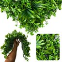 Ver imagem 5 de Placa Jardim Vertical Artificial Luxo 100x200cm Alta Cobertura Muro Inglês com Proteção Uv