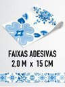 Ver imagem 5 de Faixa Decorativa Adesiva (autocolante) - Azulejo Azul 2