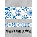 Ver imagem 2 de Faixa Decorativa Adesiva (autocolante) - Azulejo Azul 2