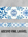 Ver imagem 2 de Faixa Decorativa Adesiva (autocolante) - Azulejo Azul 2