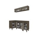 Ver imagem 4 de Lavanderia Modulada 5 Peças com Tampo Connect Bege/Off White/Cristal