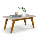 Ver imagem 1 de Mesa de Centro Retangular 90 x 50 x 39 Prism Patrimar Off White