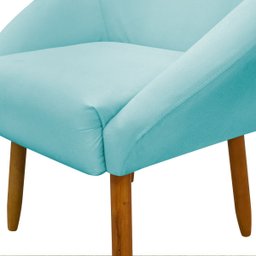 Poltrona Decorativa para Sala Recepção Manicure Consultório Stella Suede - 5